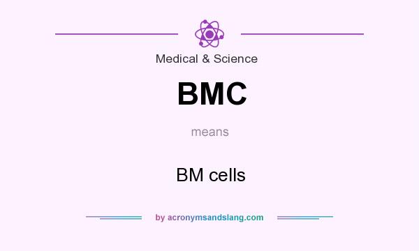 What does BMC mean? It stands for BM cells