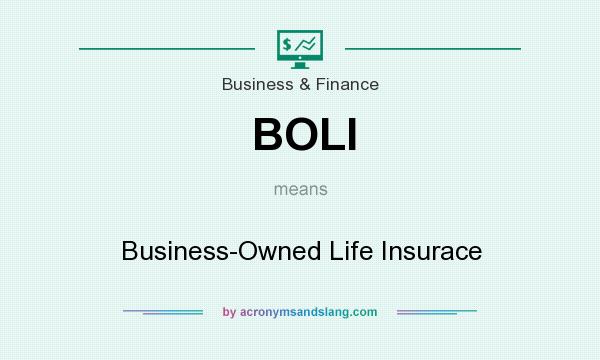 What does BOLI mean? It stands for Business-Owned Life Insurace