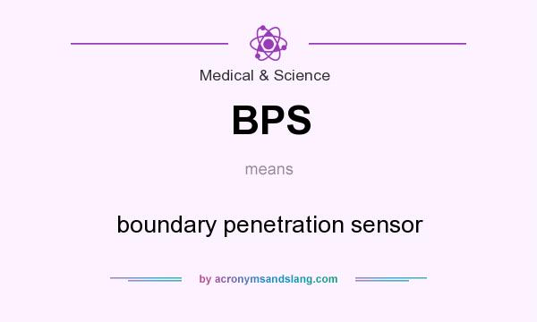 What does BPS mean? It stands for boundary penetration sensor