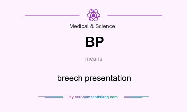 What does BP mean? It stands for breech presentation
