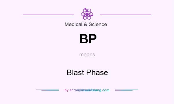 What does BP mean? It stands for Blast Phase