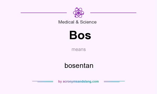 What does Bos mean? It stands for bosentan