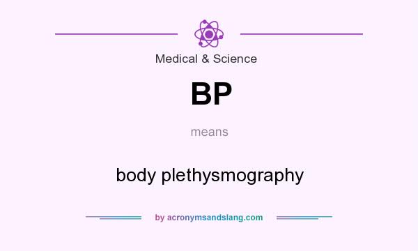 What does BP mean? It stands for body plethysmography