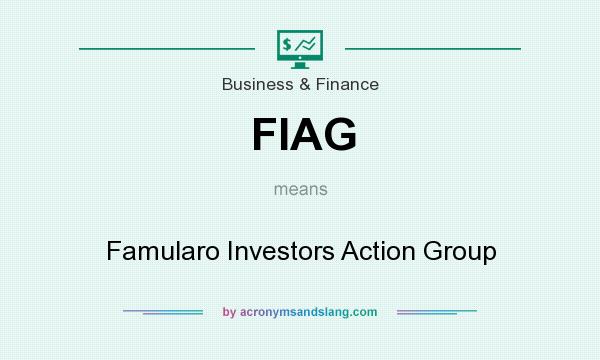 What does FIAG mean? It stands for Famularo Investors Action Group