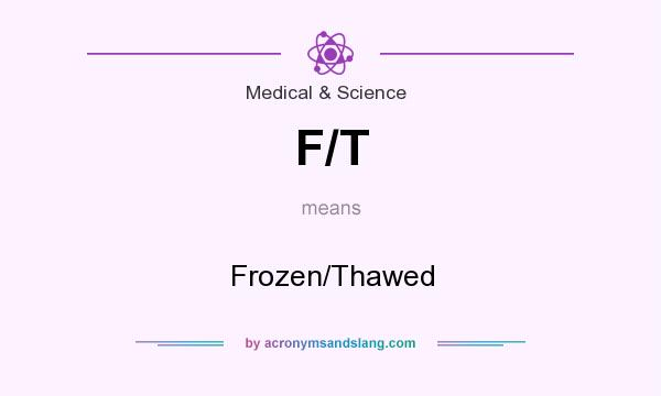 What does F/T mean? It stands for Frozen/Thawed
