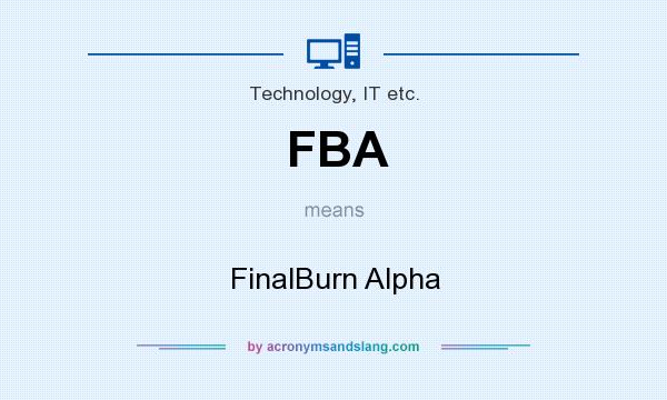 What does FBA mean? It stands for FinalBurn Alpha