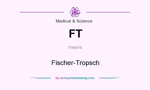 What does FT mean? It stands for Fischer-Tropsch