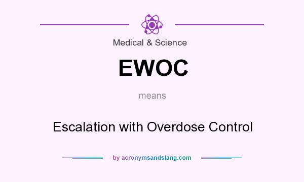 What does EWOC mean? It stands for Escalation with Overdose Control