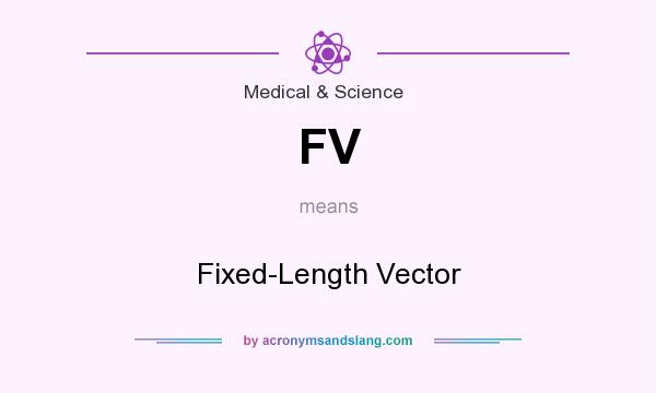 What does FV mean? It stands for Fixed-Length Vector