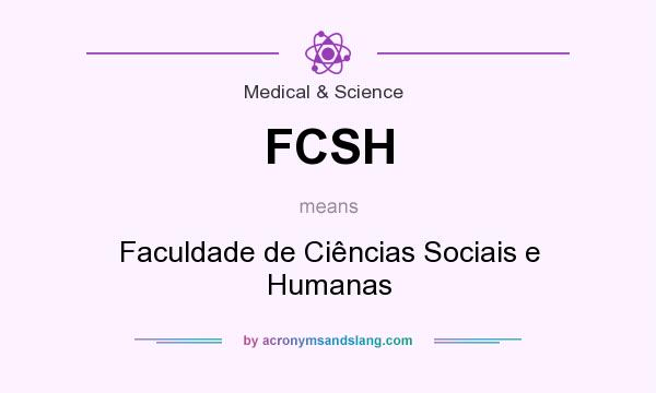 What does FCSH mean? It stands for Faculdade de Ciências Sociais e Humanas