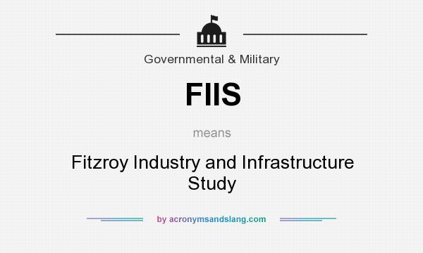 What does FIIS mean? It stands for Fitzroy Industry and Infrastructure Study
