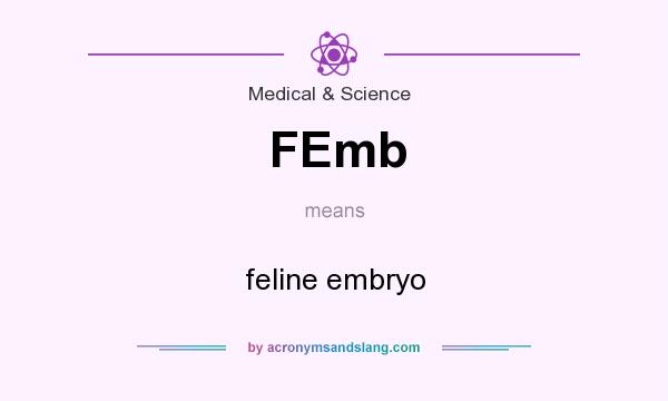 What does FEmb mean? It stands for feline embryo