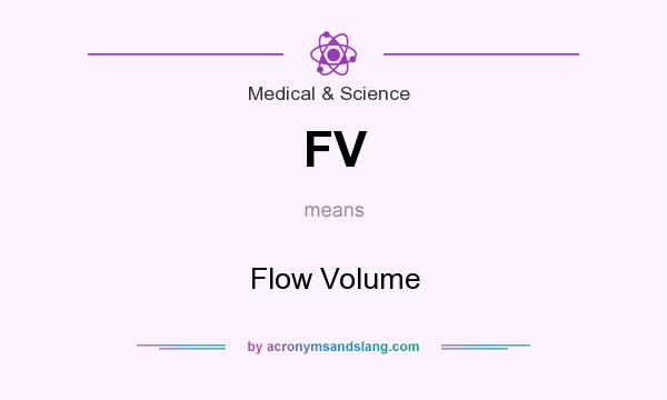 What does FV mean? It stands for Flow Volume