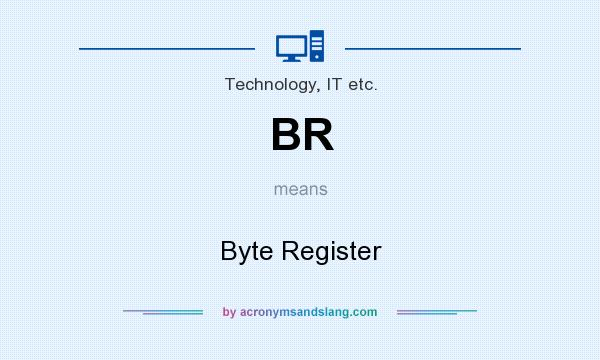 What does BR mean? It stands for Byte Register
