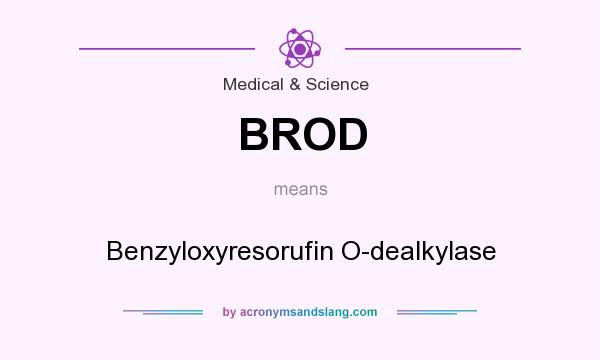 What does BROD mean? It stands for Benzyloxyresorufin O-dealkylase