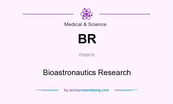 What does BR mean? It stands for Bioastronautics Research