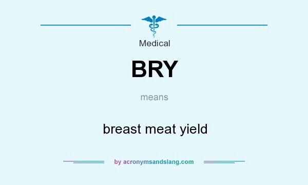 What does BRY mean? It stands for breast meat yield