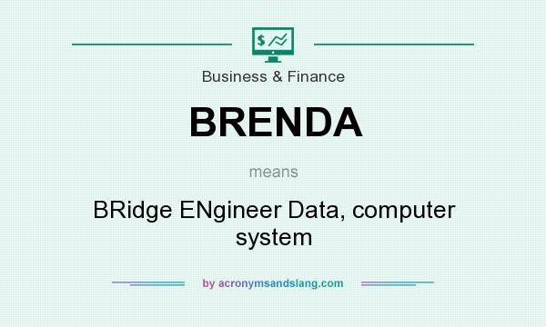 What does BRENDA mean? It stands for BRidge ENgineer Data, computer system