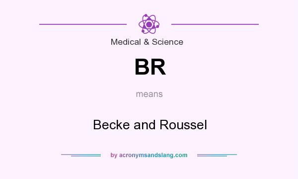 What does BR mean? It stands for Becke and Roussel