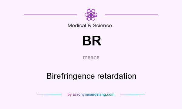 What does BR mean? It stands for Birefringence retardation