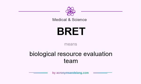 What does BRET mean? It stands for biological resource evaluation team