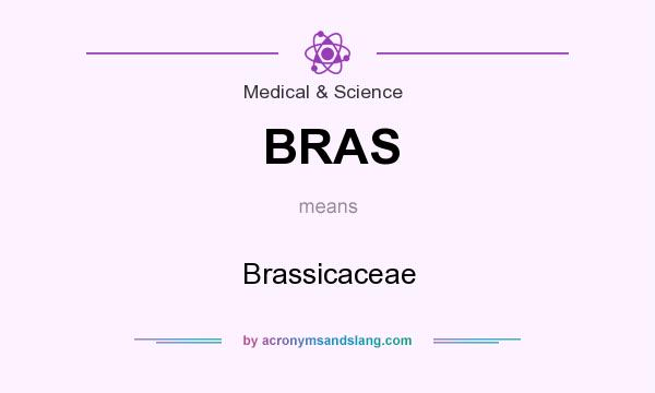 What does BRAS mean? It stands for Brassicaceae