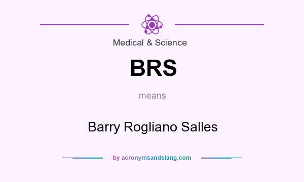 What does BRS mean? It stands for Barry Rogliano Salles