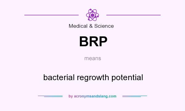What does BRP mean? It stands for bacterial regrowth potential