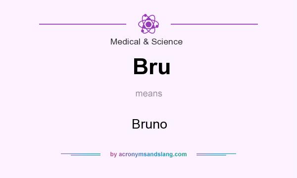 What does Bru mean? It stands for Bruno