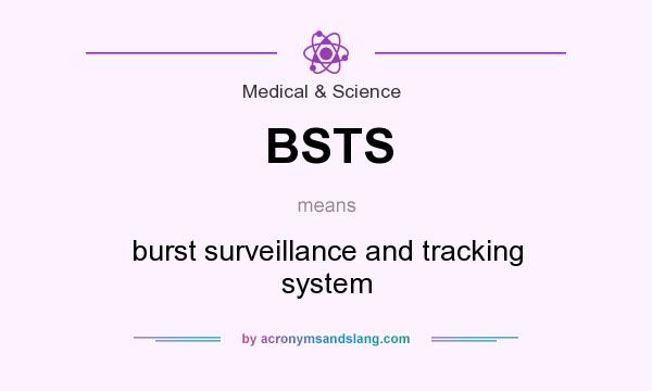 What does BSTS mean? It stands for burst surveillance and tracking system