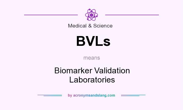 What does BVLs mean? It stands for Biomarker Validation Laboratories