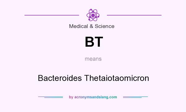What does BT mean? It stands for Bacteroides Thetaiotaomicron