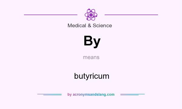 What does By mean? It stands for butyricum