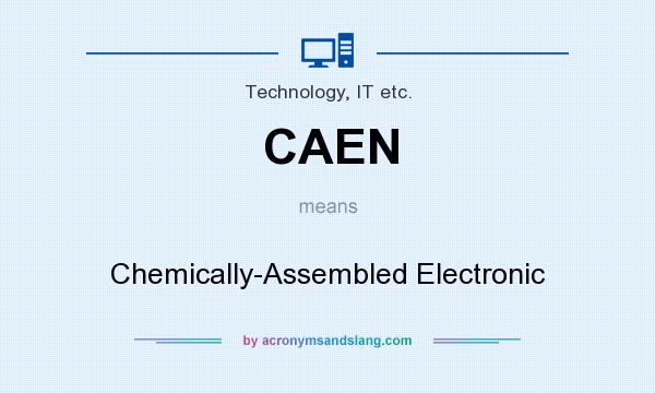 What does CAEN mean? It stands for Chemically-Assembled Electronic
