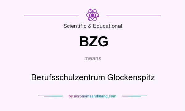 What does BZG mean? It stands for Berufsschulzentrum Glockenspitz