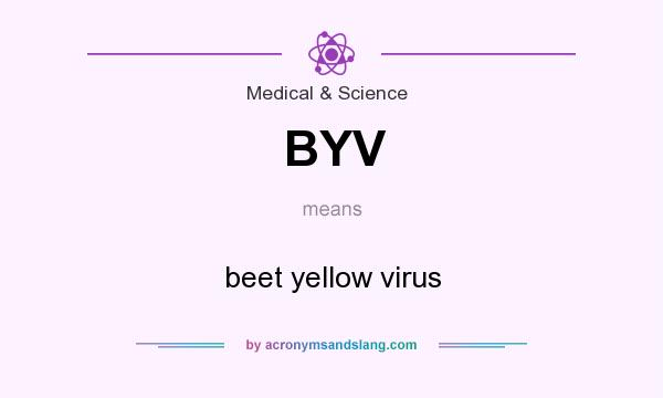 What does BYV mean? It stands for beet yellow virus