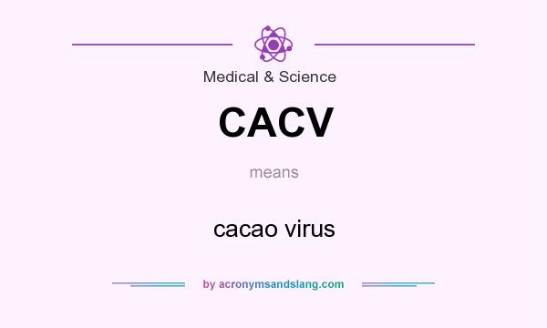 What does CACV mean? It stands for cacao virus