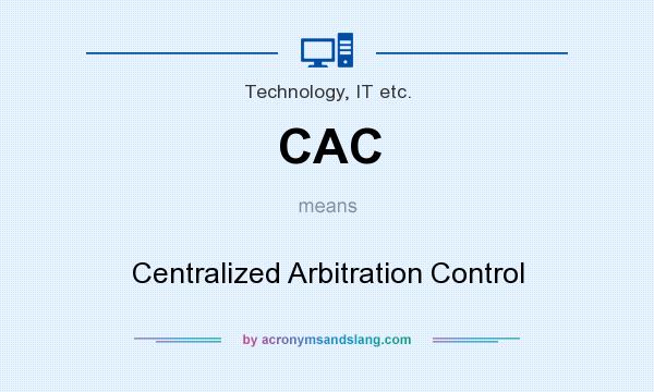 What does CAC mean? It stands for Centralized Arbitration Control