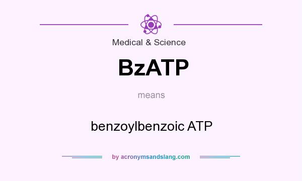 What does BzATP mean? It stands for benzoylbenzoic ATP