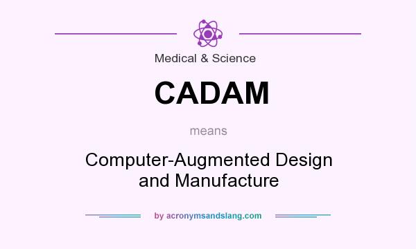 What does CADAM mean? It stands for Computer-Augmented Design and Manufacture