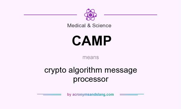 What does CAMP mean? It stands for crypto algorithm message processor