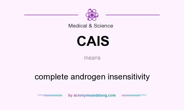 What does CAIS mean? It stands for complete androgen insensitivity