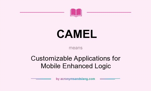 What does CAMEL mean? It stands for Customizable Applications for Mobile Enhanced Logic