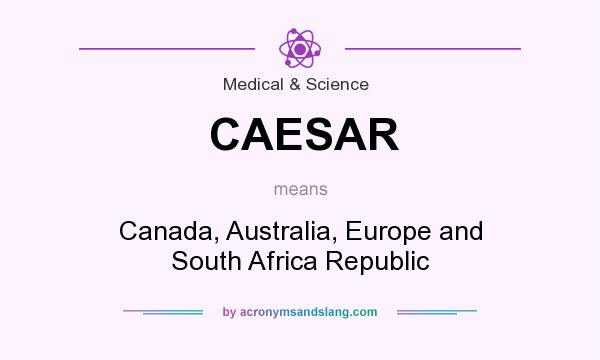 What does CAESAR mean? It stands for Canada, Australia, Europe and South Africa Republic