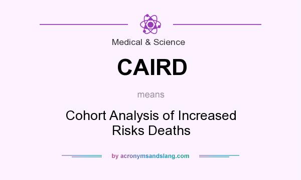 What does CAIRD mean? It stands for Cohort Analysis of Increased Risks Deaths