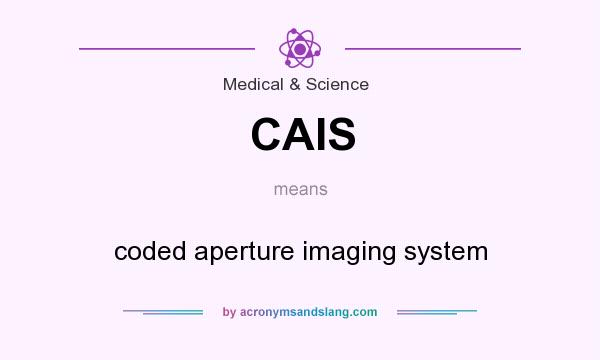 What does CAIS mean? It stands for coded aperture imaging system