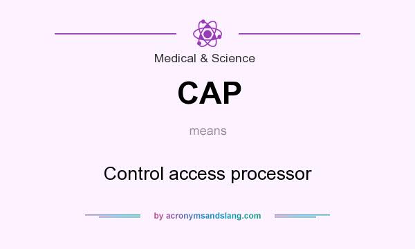 What does CAP mean? It stands for Control access processor