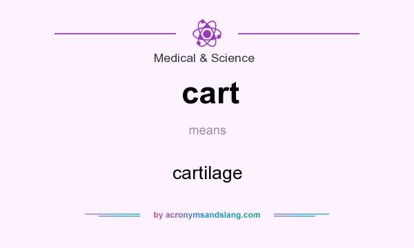 What does cart mean? It stands for cartilage
