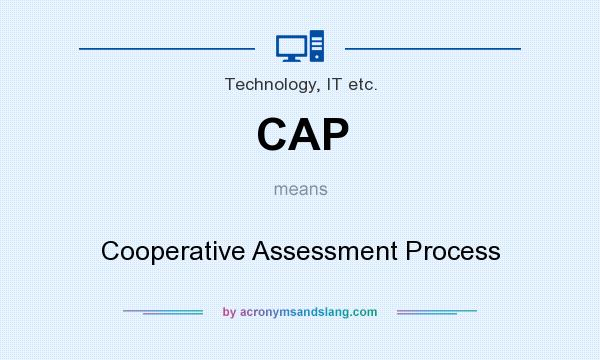 What does CAP mean? It stands for Cooperative Assessment Process