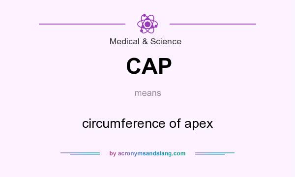 What does CAP mean? It stands for circumference of apex